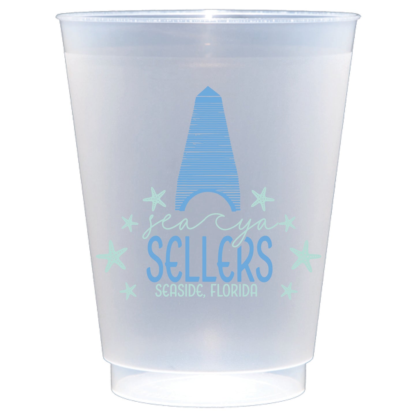 seaside | shatterproof frosted flex