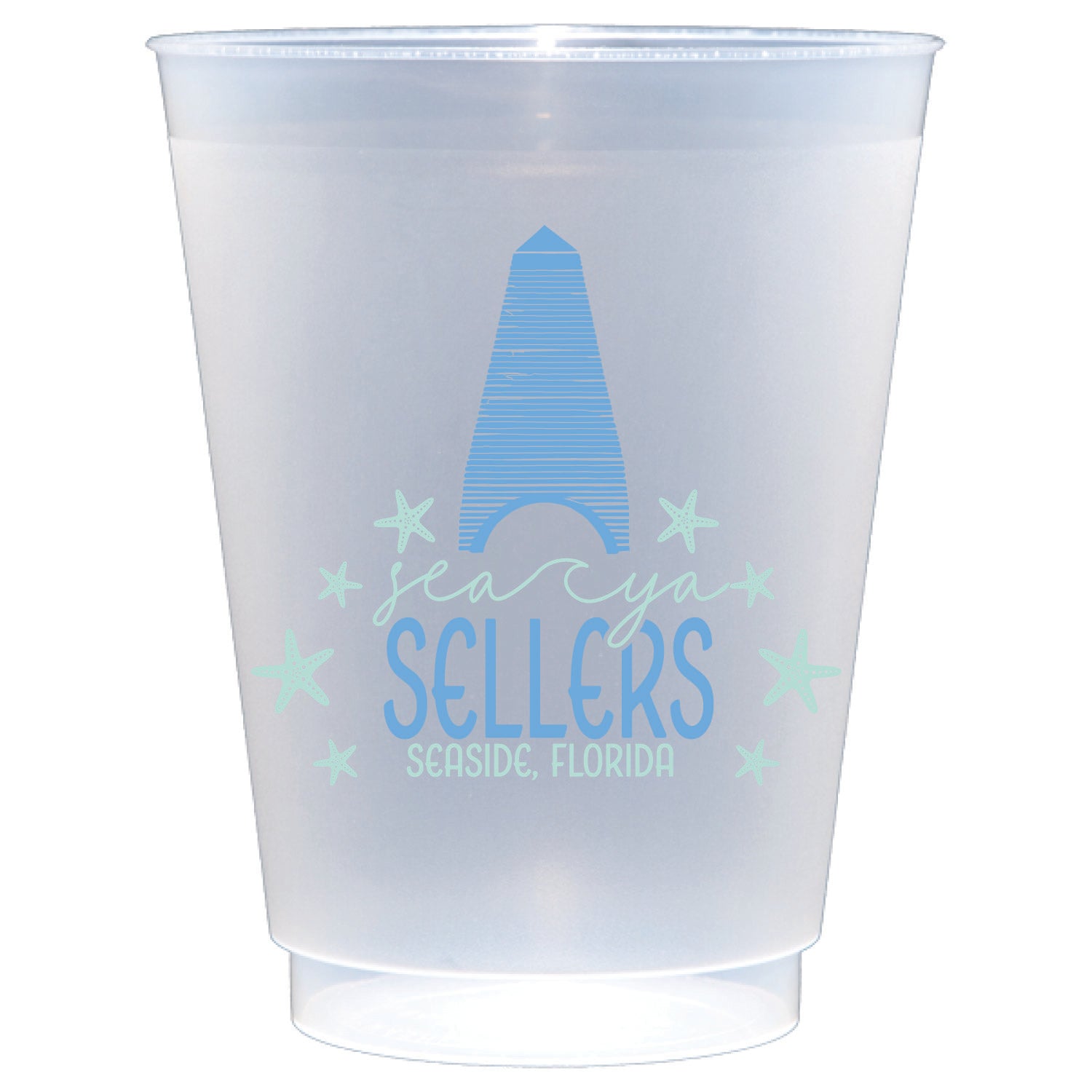 seaside | shatterproof frosted flex