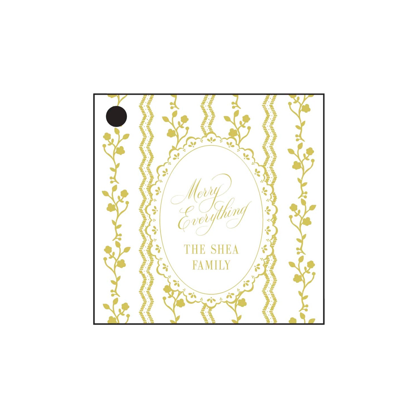 citrine christmas | gift tags