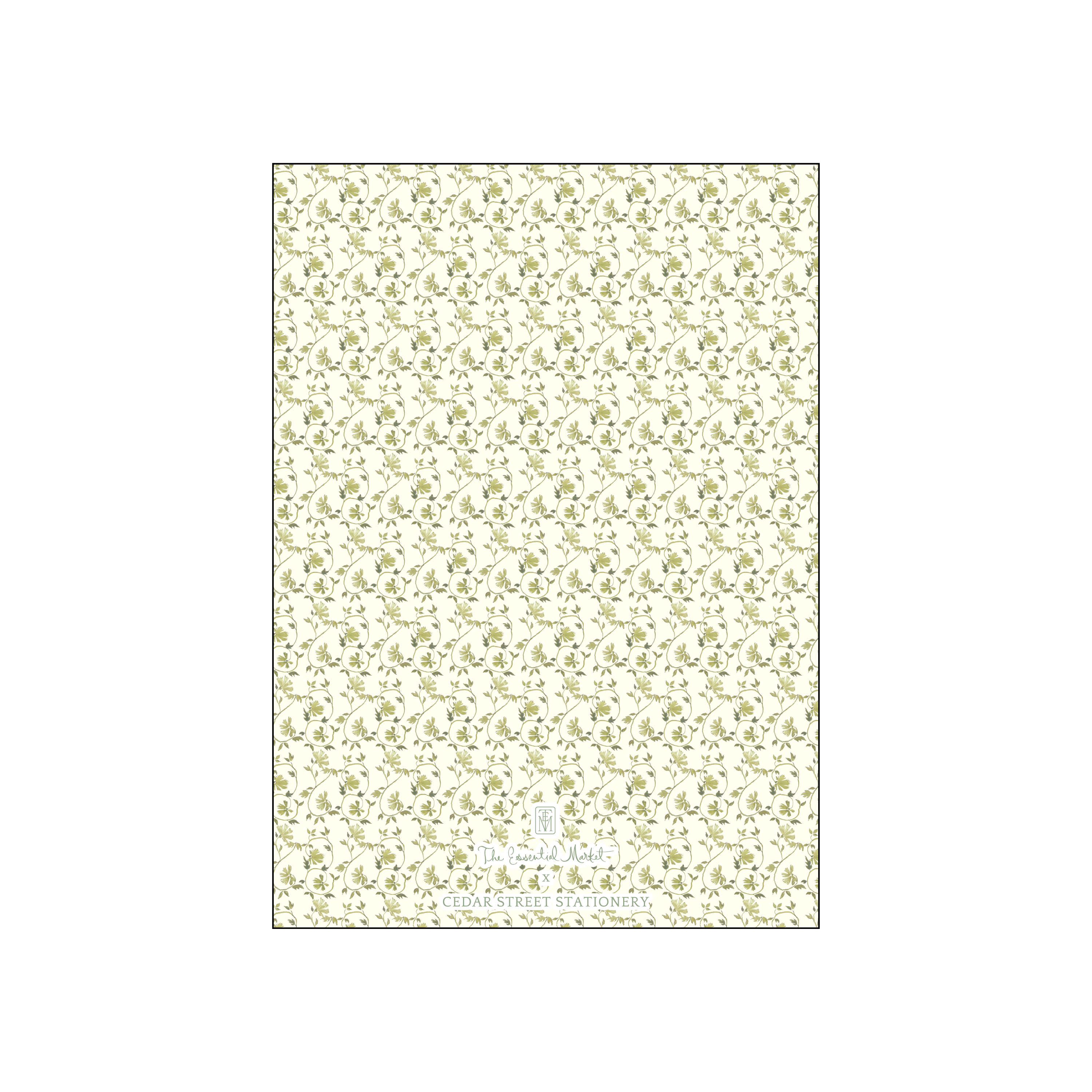 chintz | holiday card | cedar street stationery