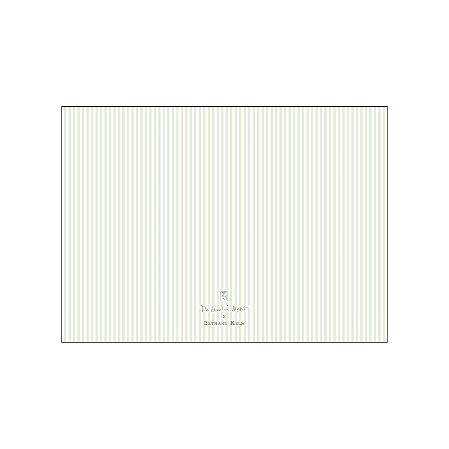 green and white floral frame | horizontal | holiday card | bethany kelm