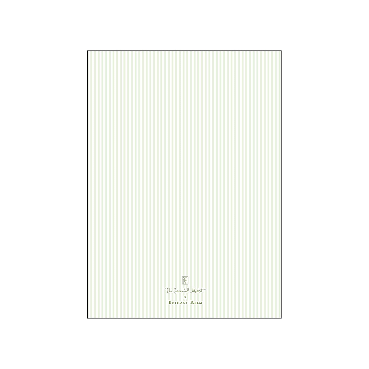green and white floral frame | vertical | holiday card | bethany kelm