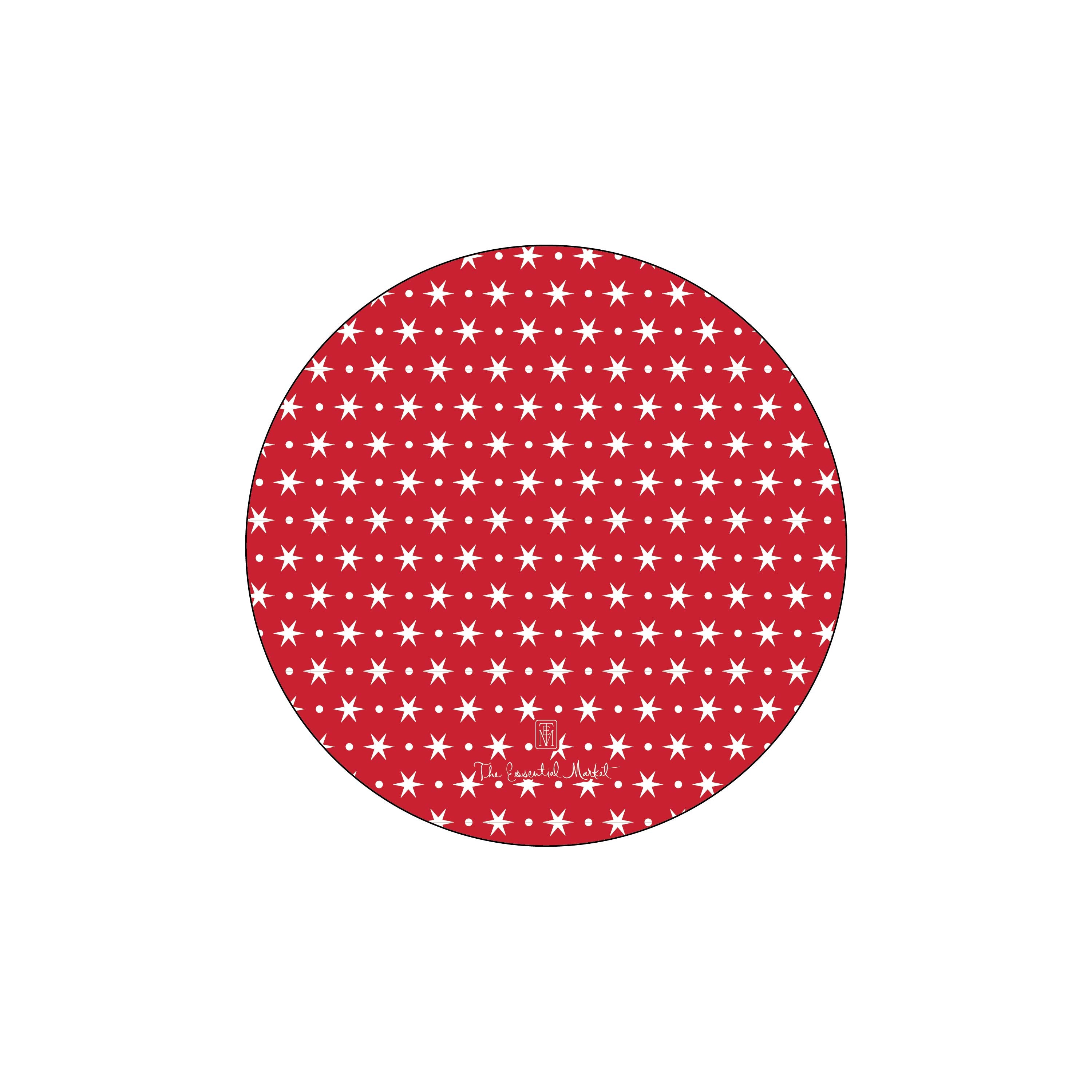 oh what fun | holiday card | digital printed | circle shape