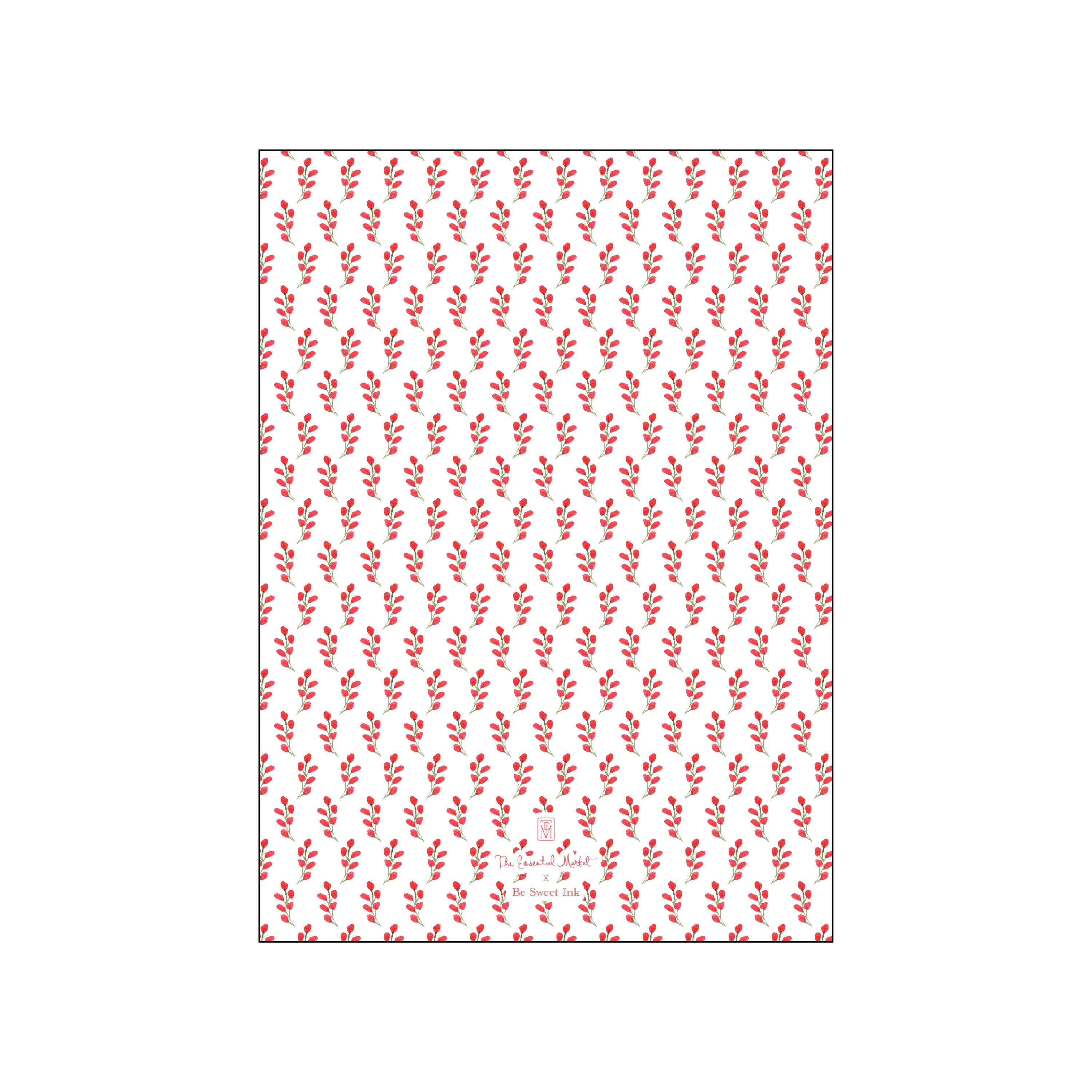 red berry frame | holiday card | be sweet ink
