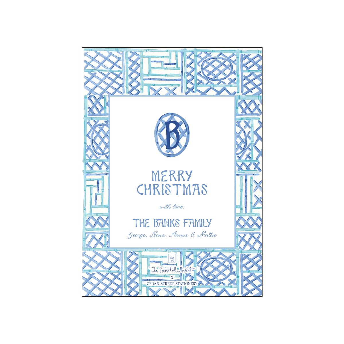 trellis | holiday card | cedar street stationery