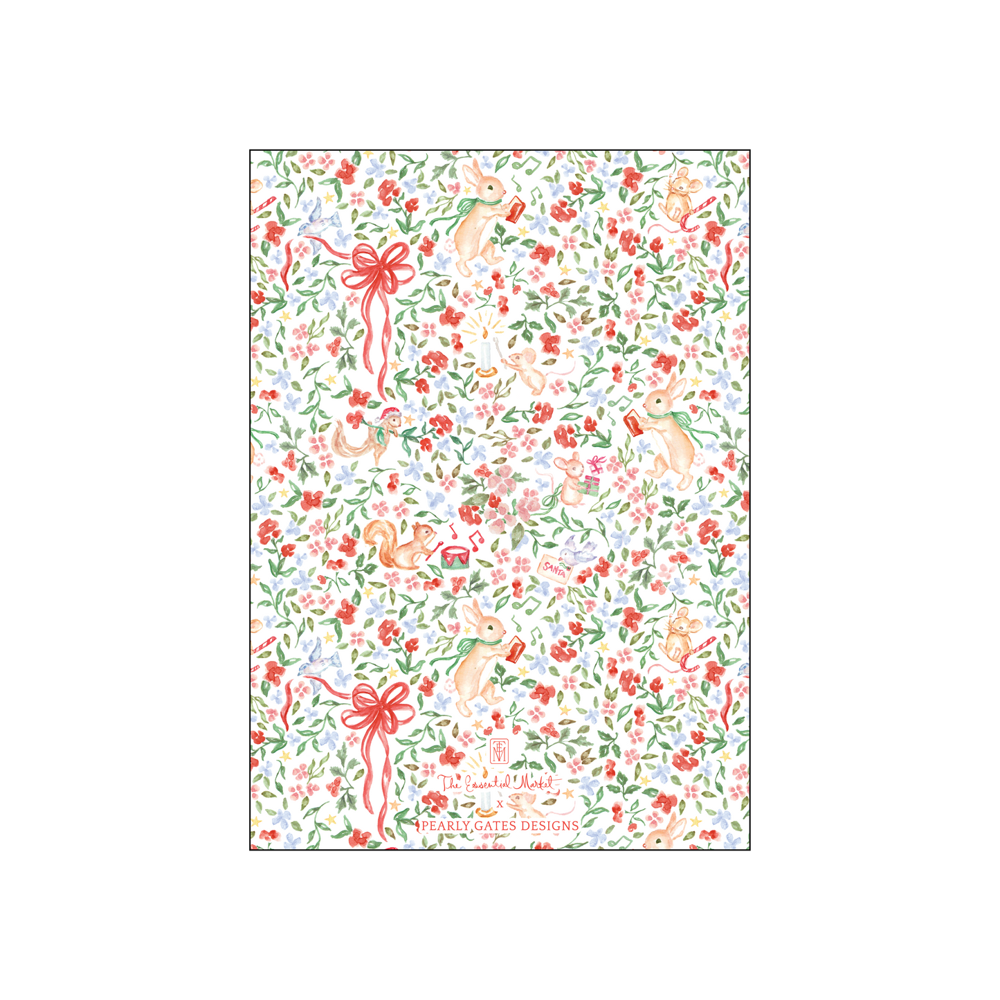 woodland christmas | holiday card | pearly gates designs
