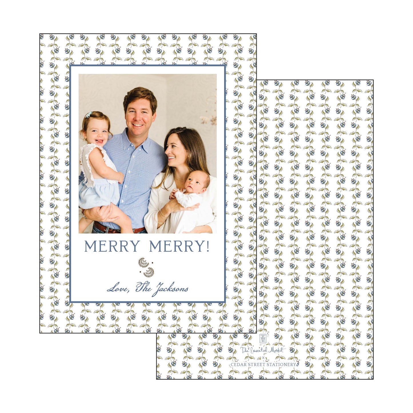 quimper christmas | holiday card | cedar street stationery