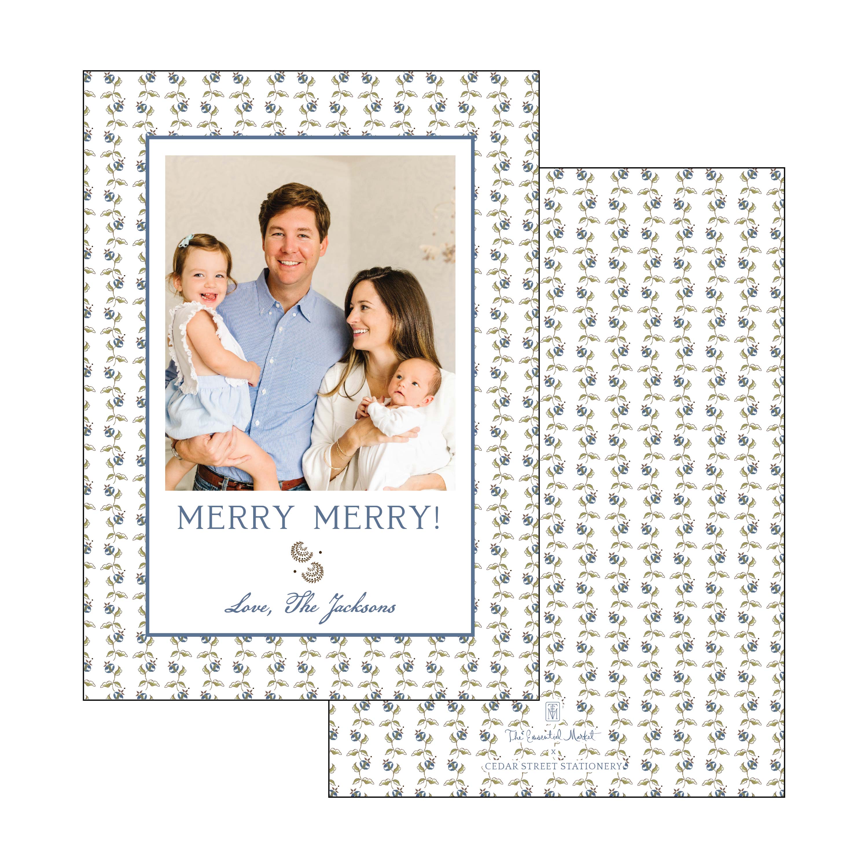 quimper christmas | holiday card | cedar street stationery