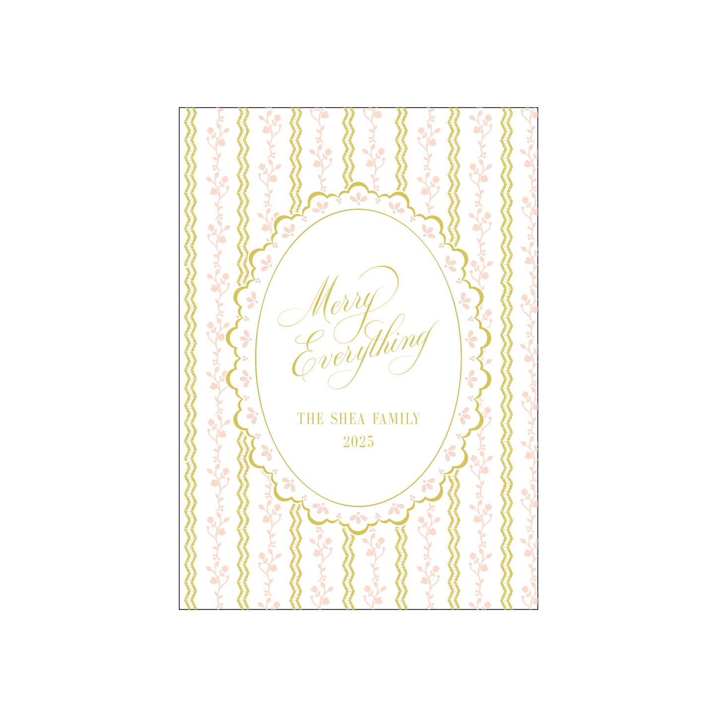 citrine christmas | holiday card | digital printed
