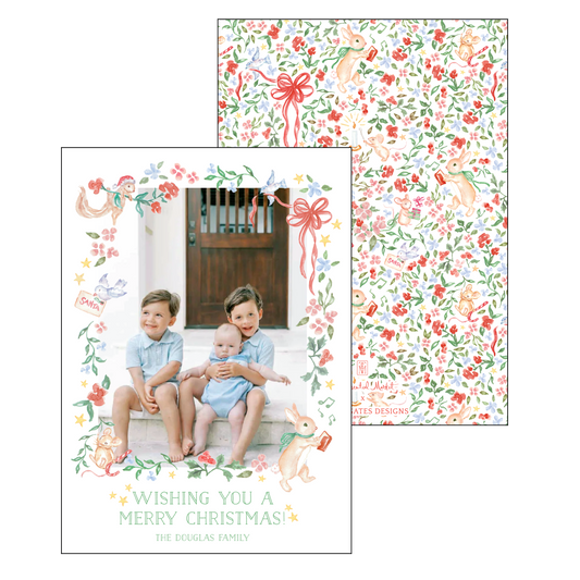 woodland christmas | holiday card | pearly gates designs