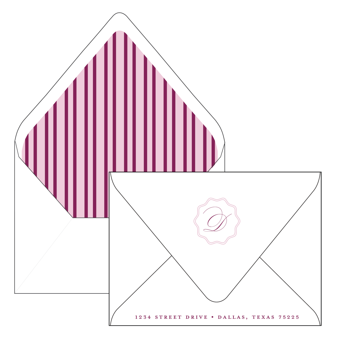 berry merry | holiday card | digital printed