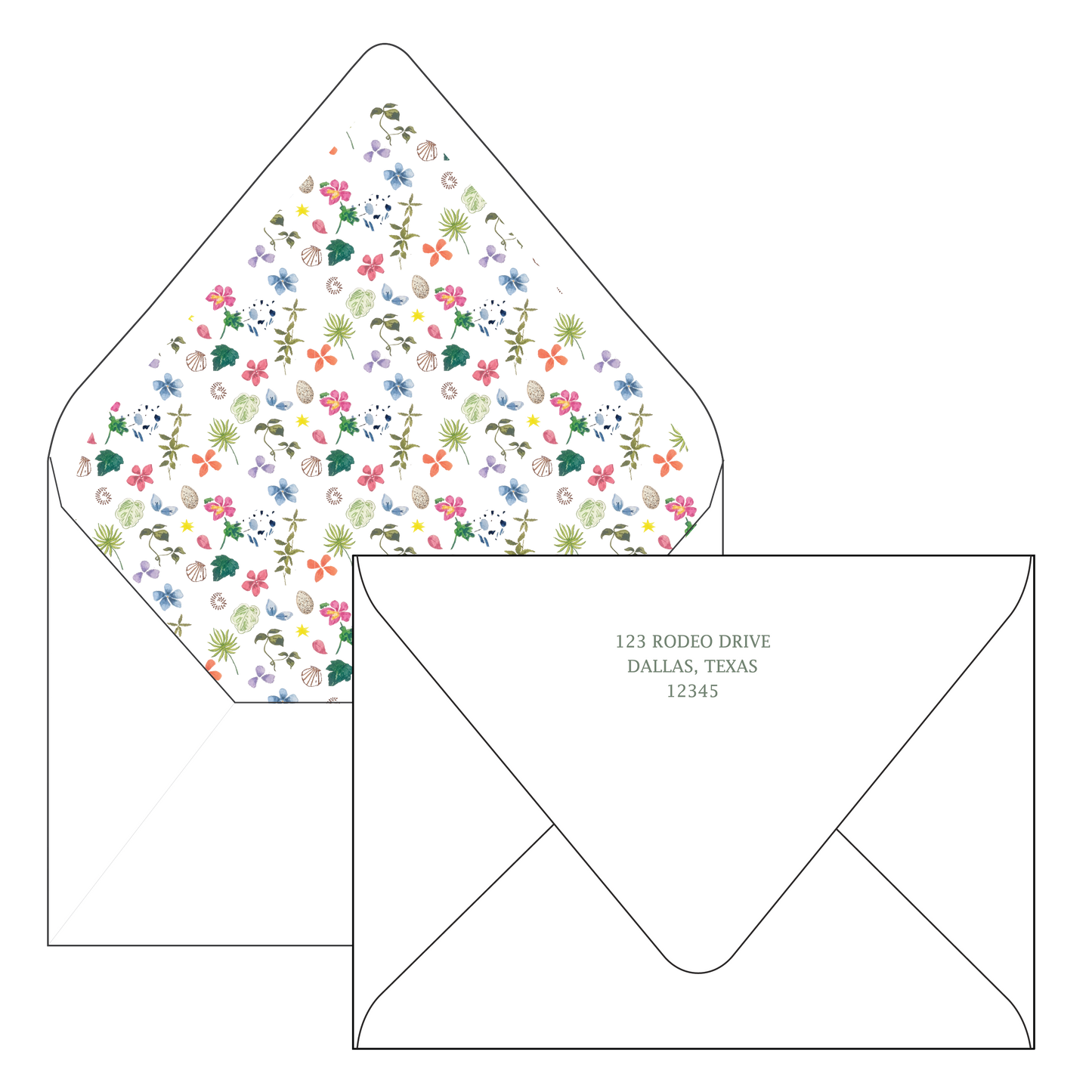 botanical study | holiday card | cedar street stationery