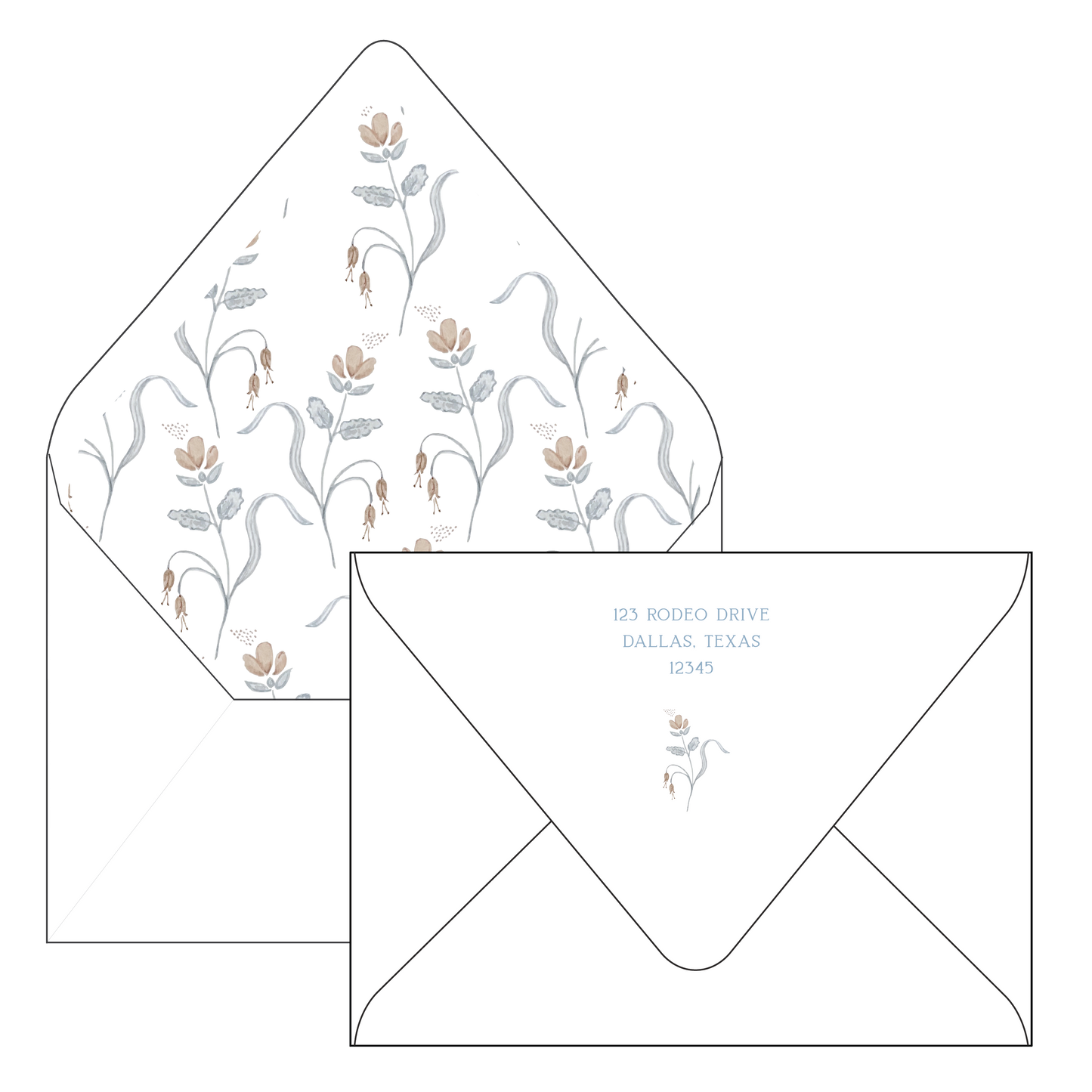 wicker | holiday card | cedar street stationery