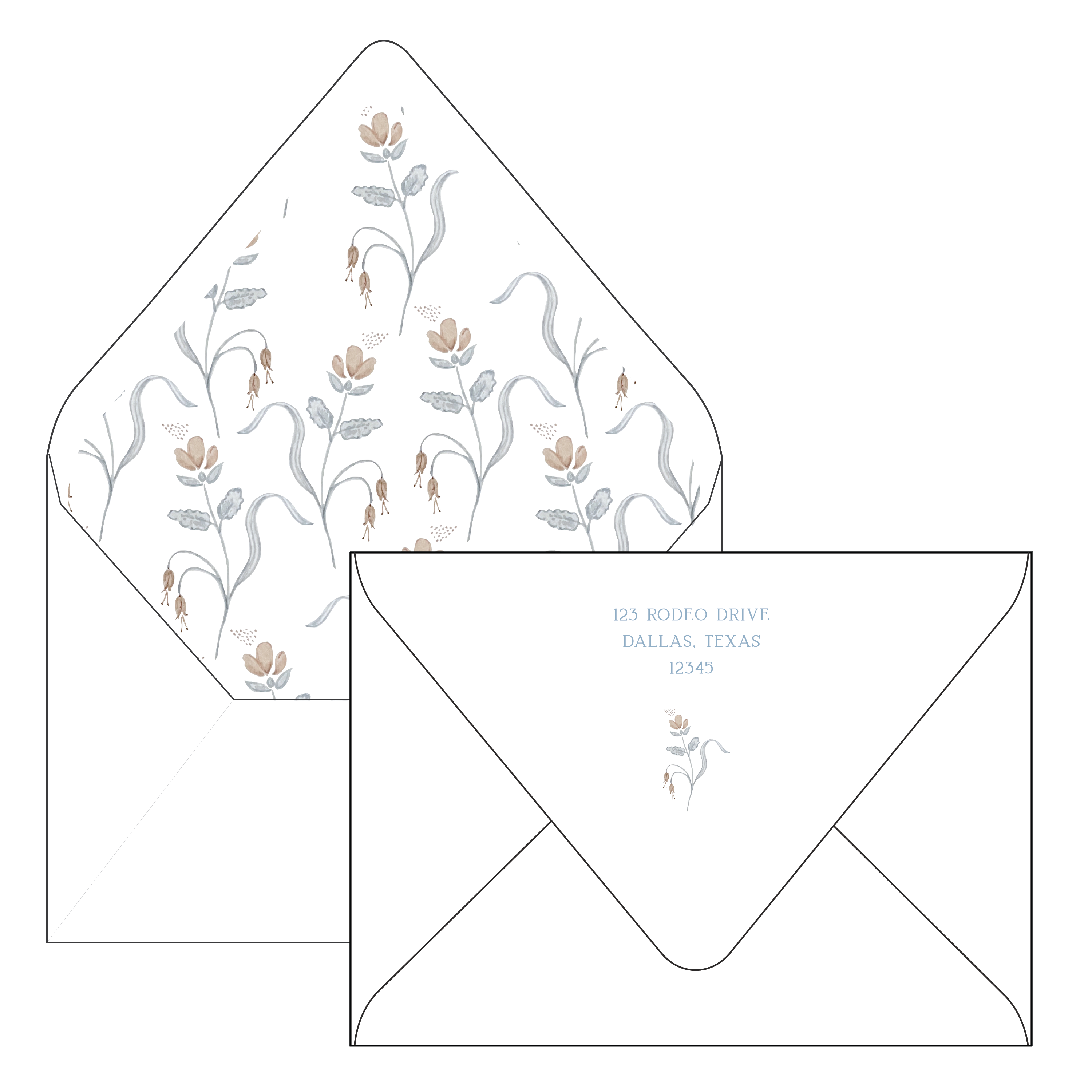 wicker | holiday card | cedar street stationery