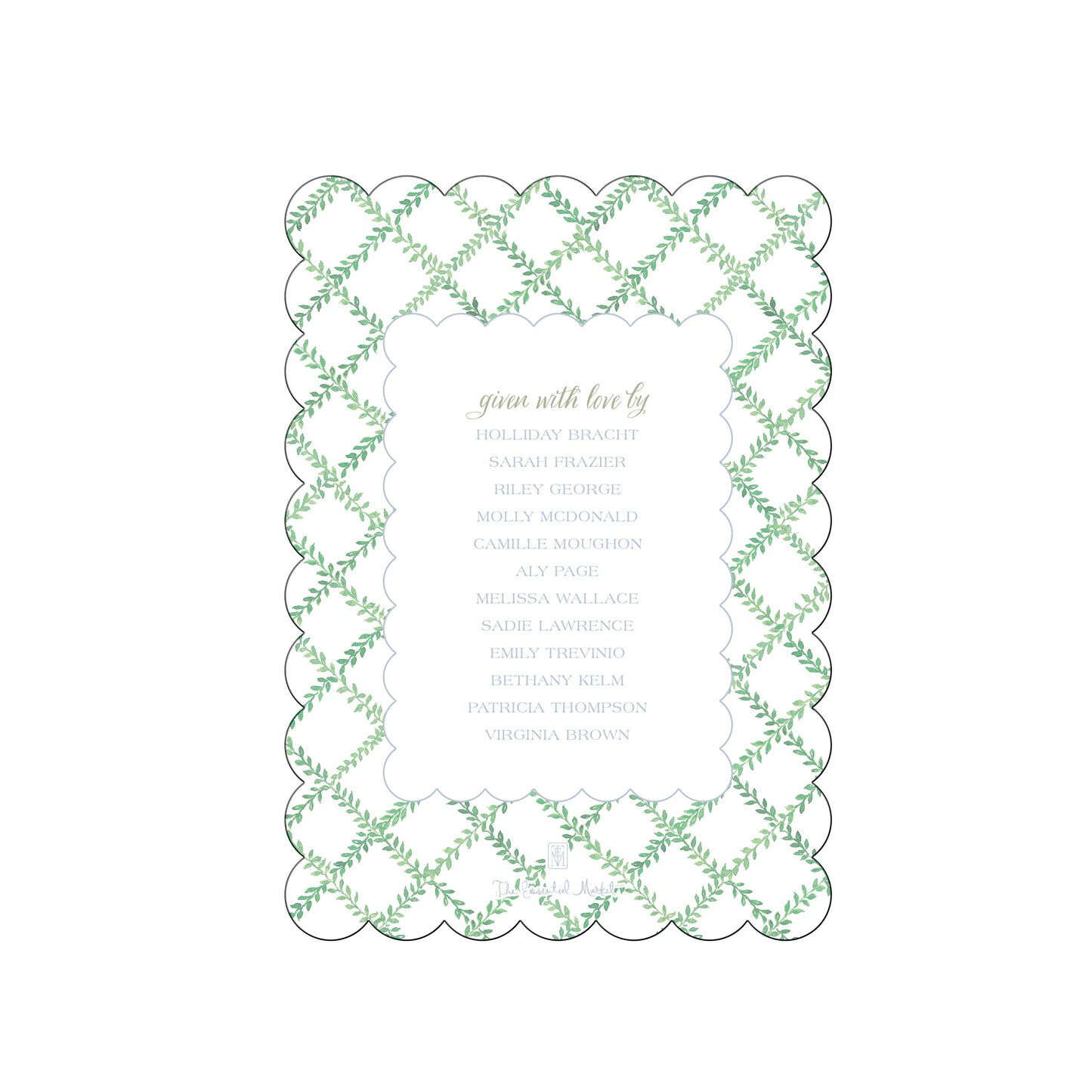 boxwoods | invitation