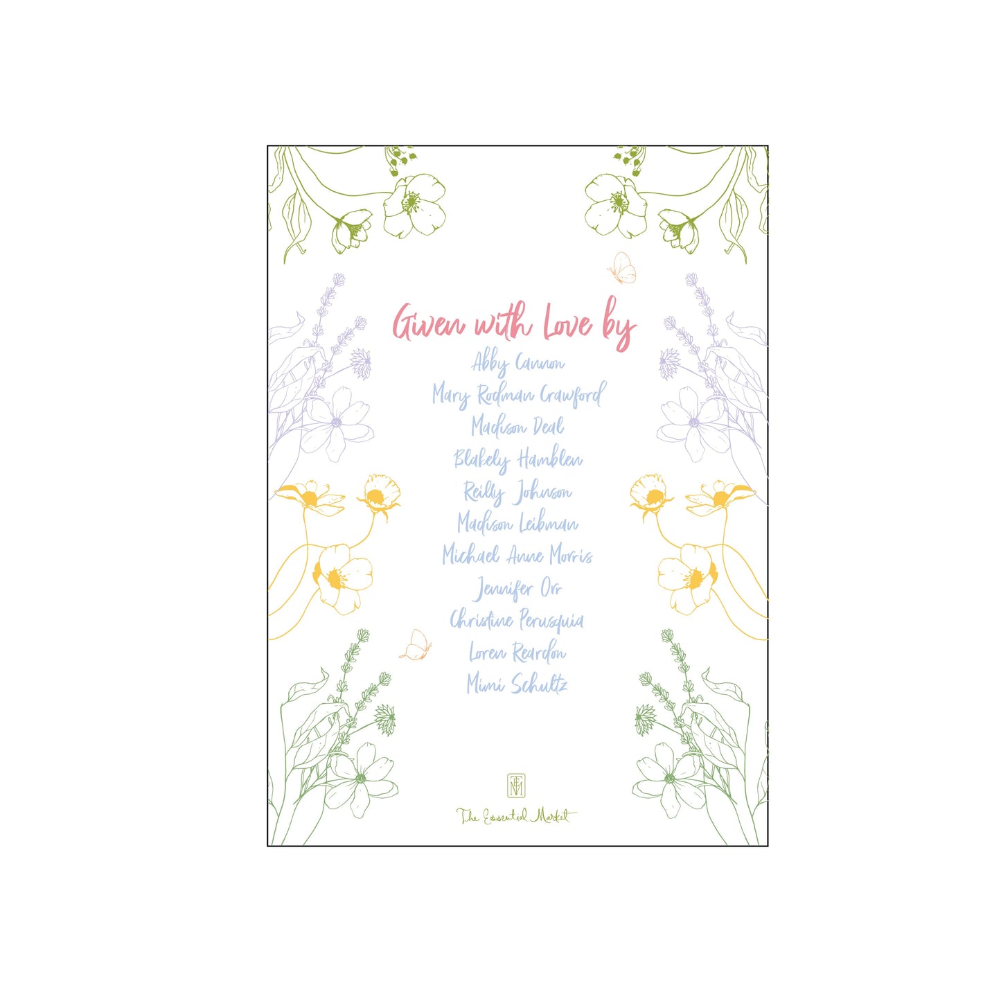 wildflowers | invitation