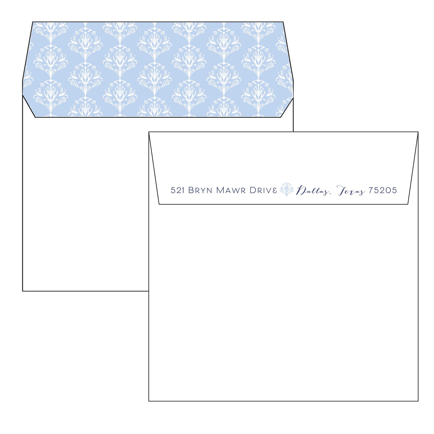 blockprint blue | invitation