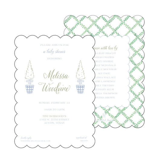 The Essential Market Personalized Party Invitation