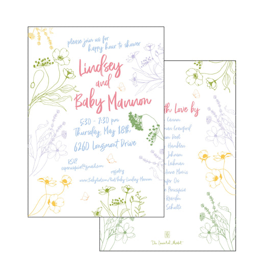 the essential market personalized party invitation