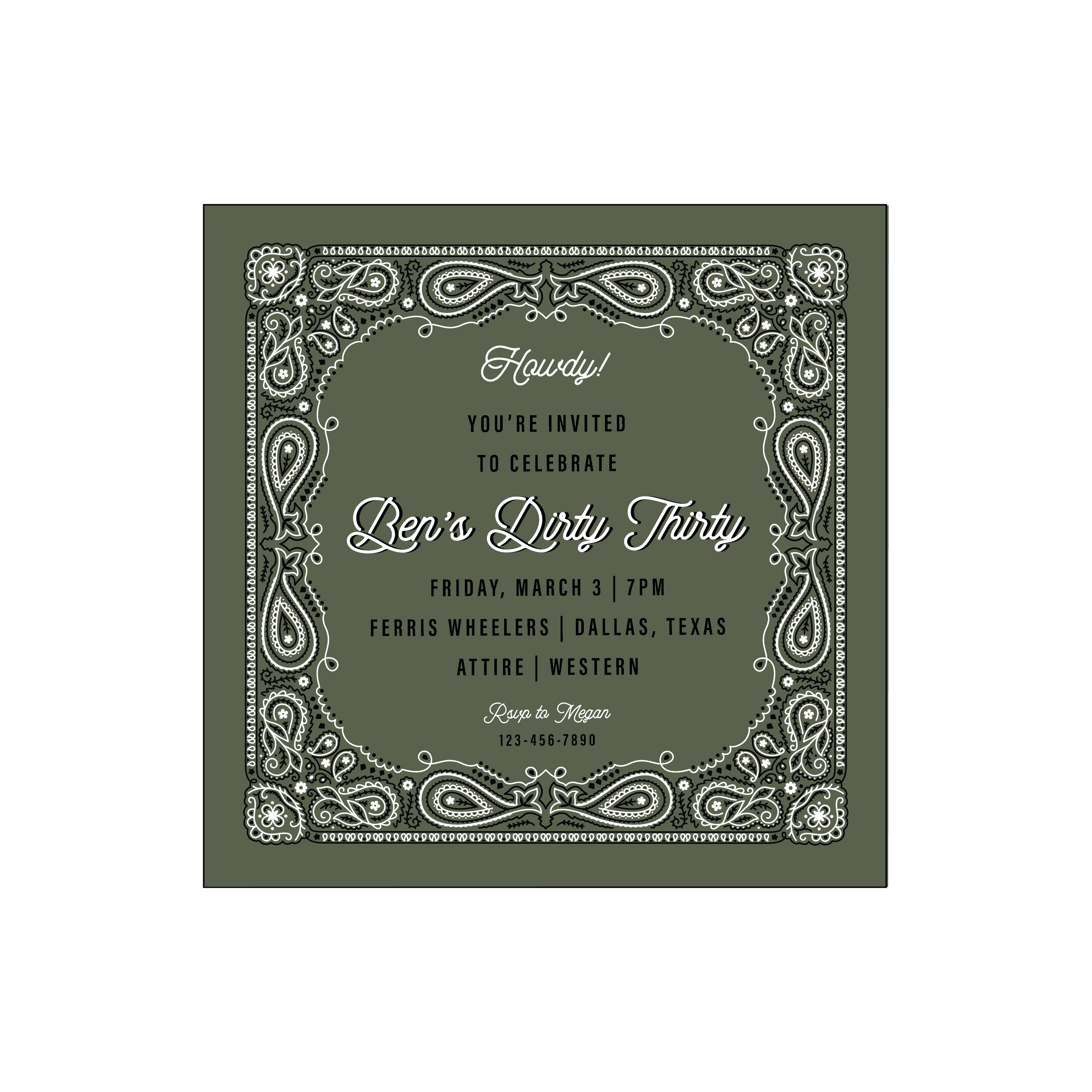 howdy | invitation