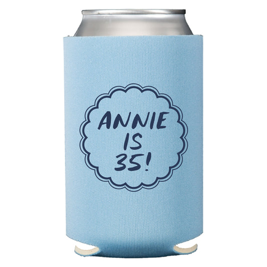 blue scallop | can cooler