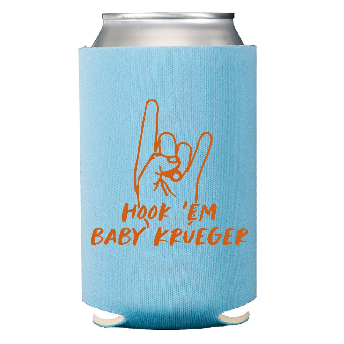hook em baby | can cooler