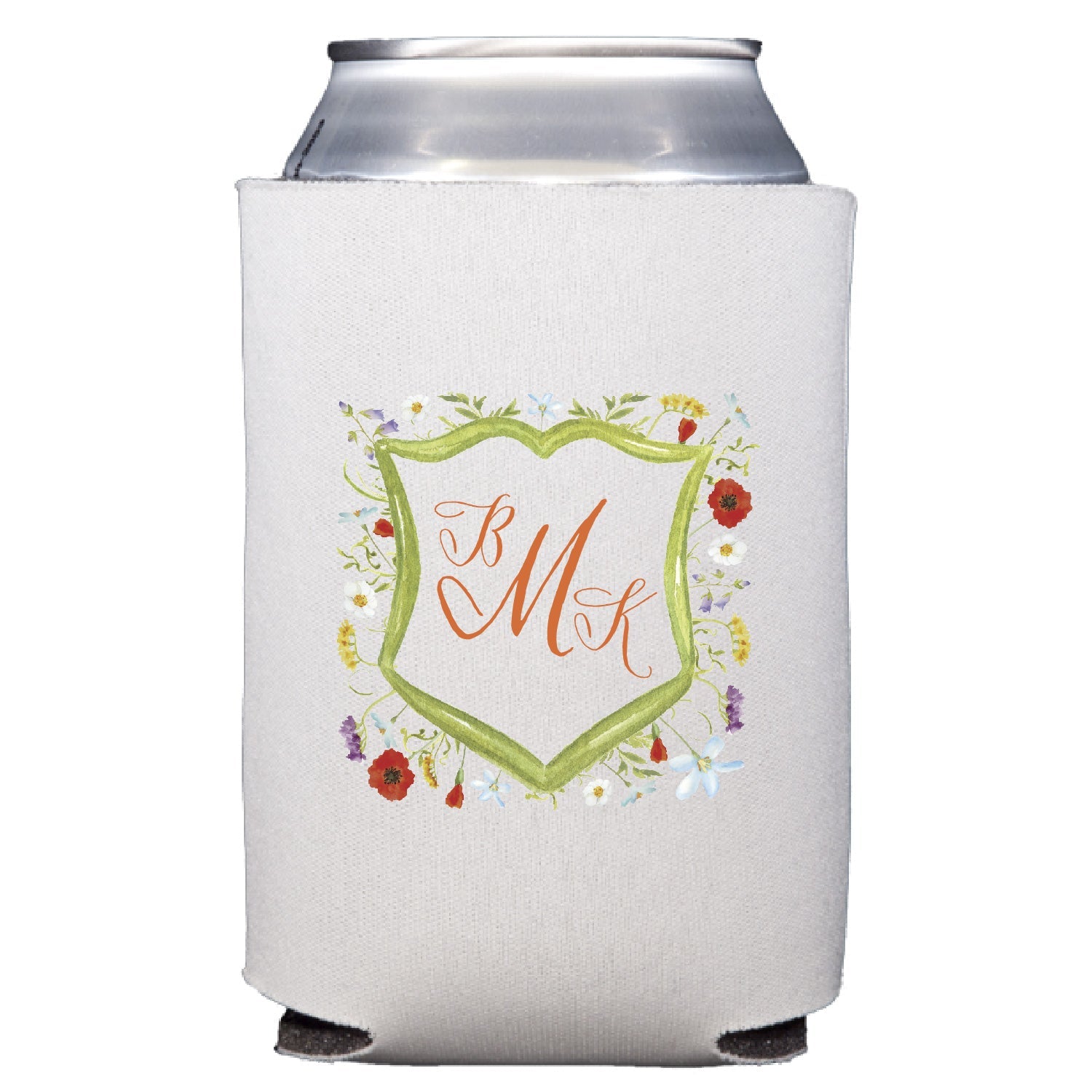poppy crest | can cooler | digital