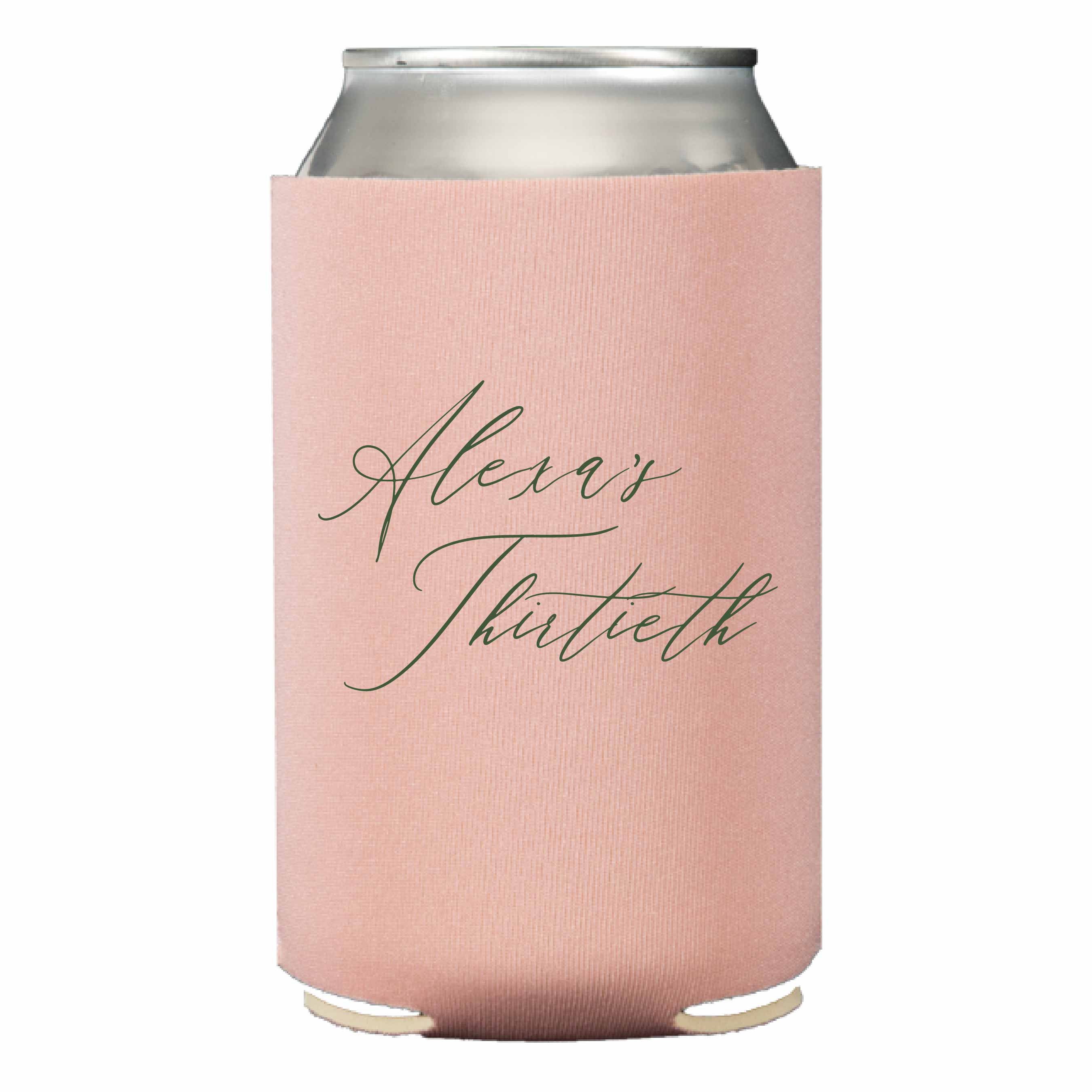 sage and tulip | can cooler
