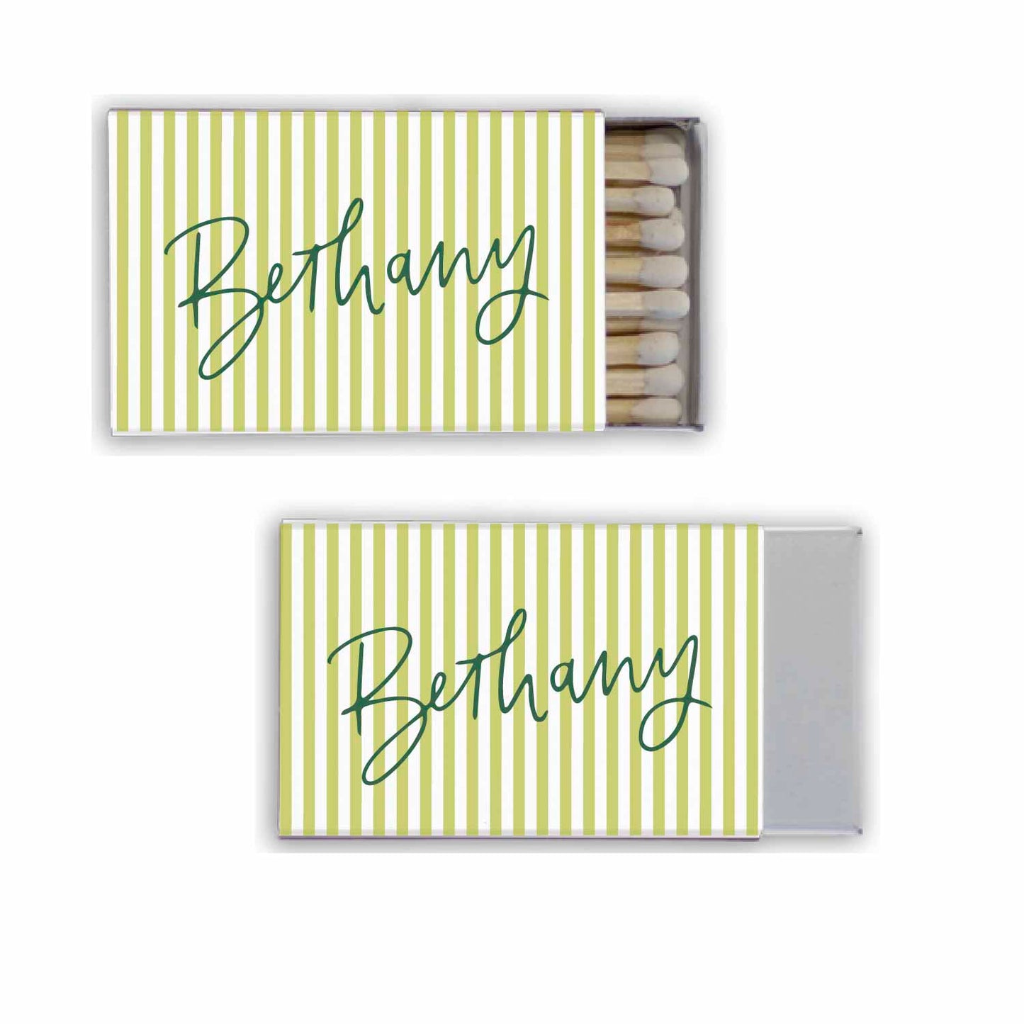 hand lettering 02 personalized match boxes