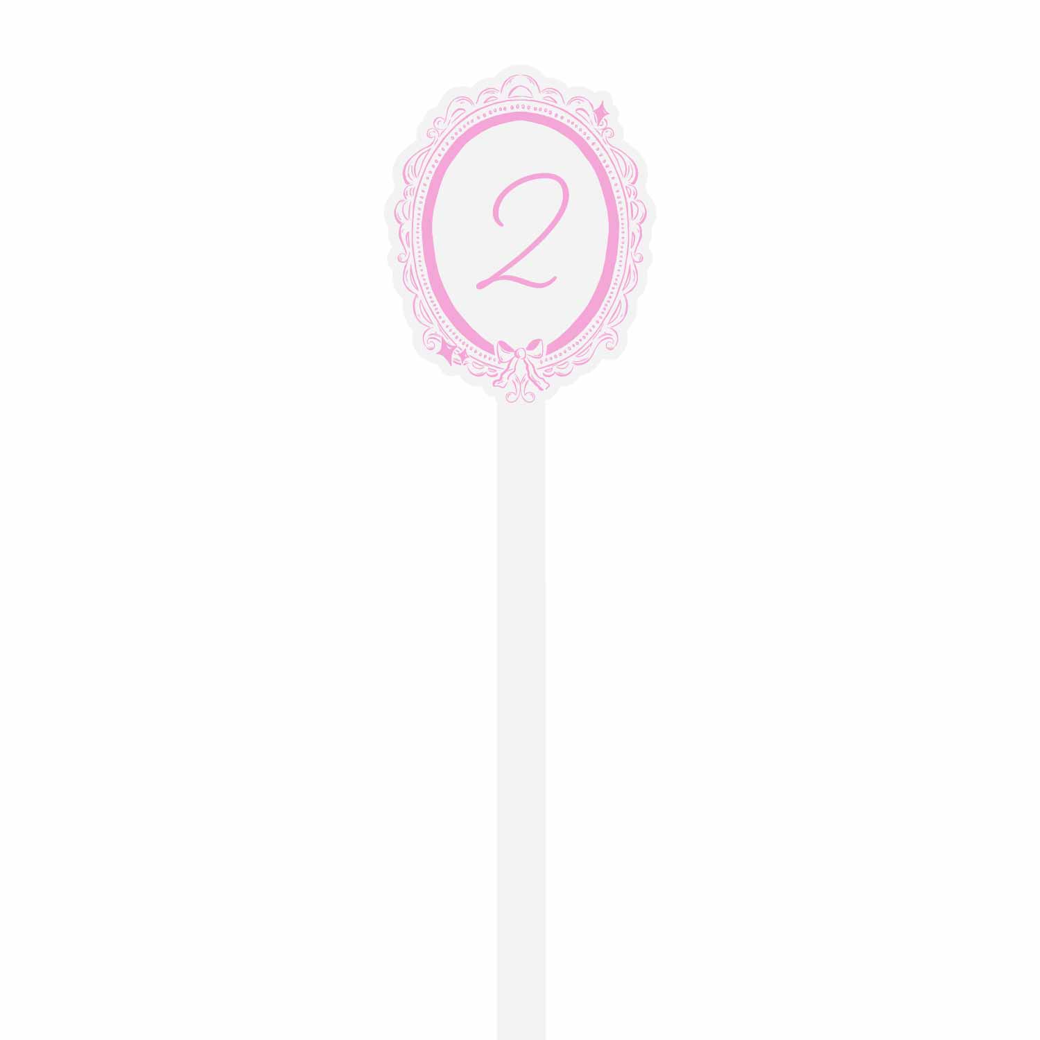 princess  personalized stir sticks
