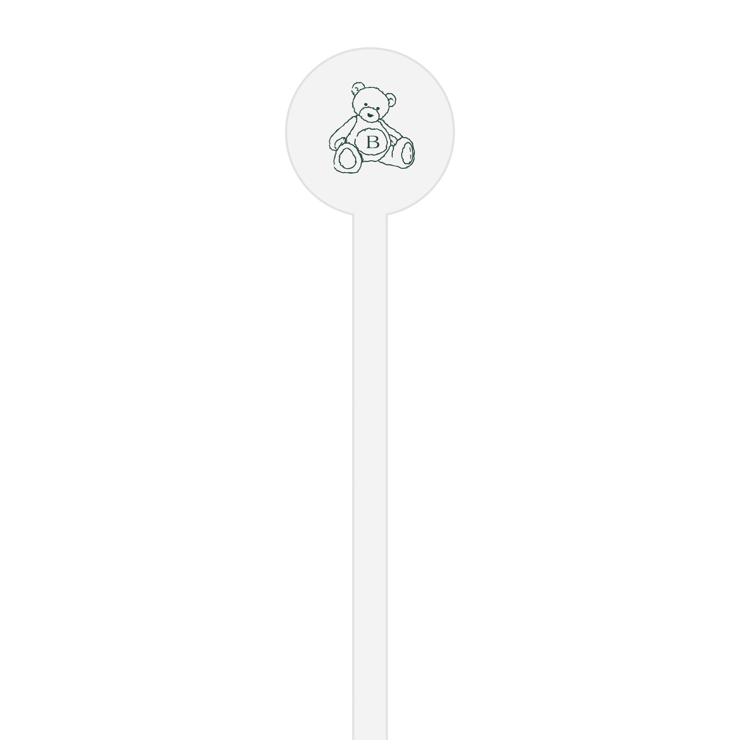 ralph lauren baby shower | stir stick | wooden or acrylic round