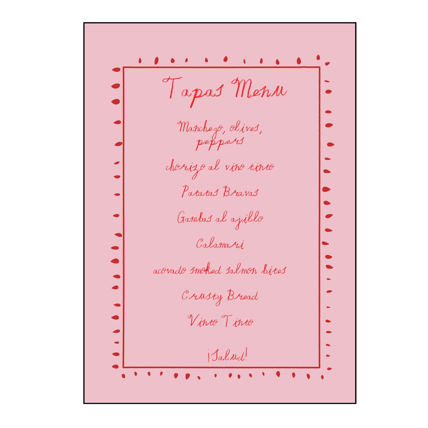 classically cursive | menus