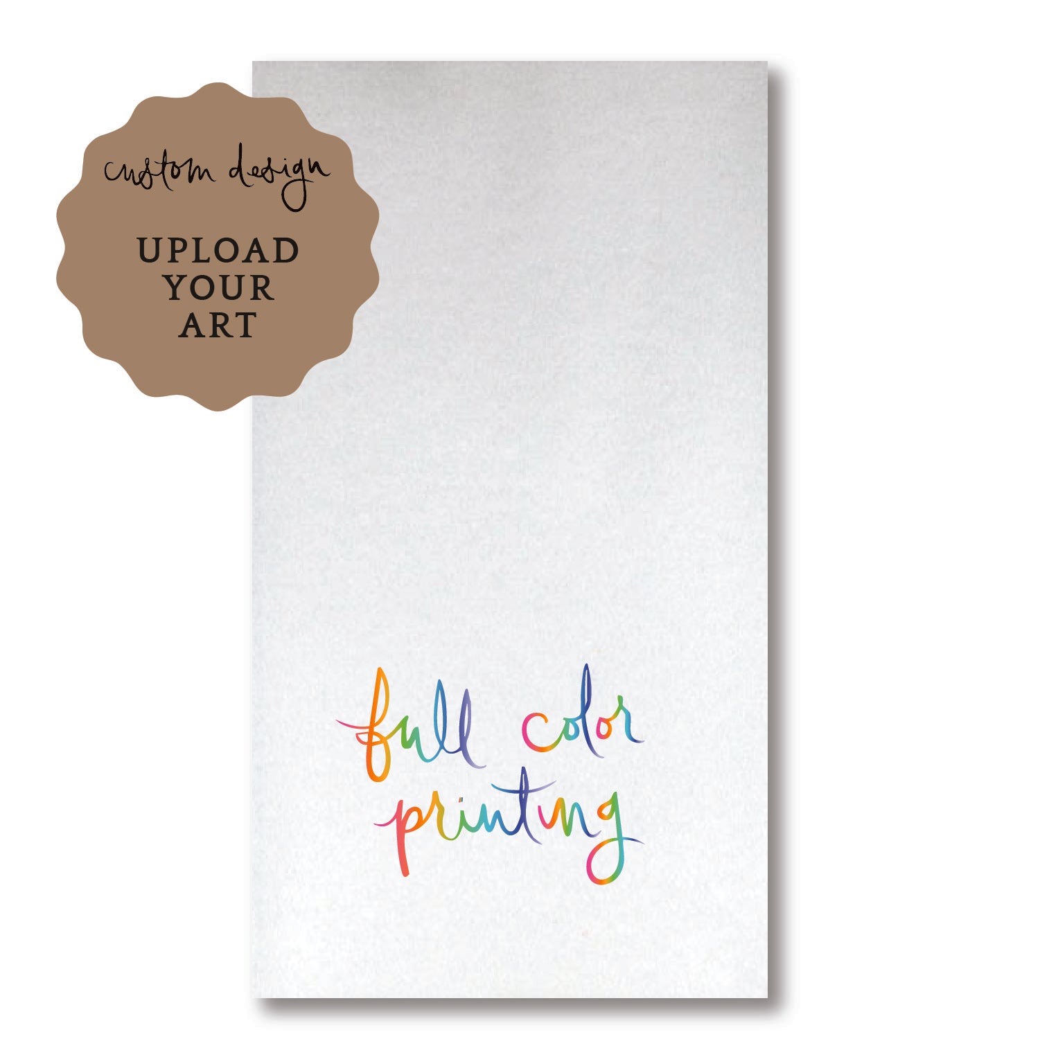 guest towels | upload your art | full color/digital print