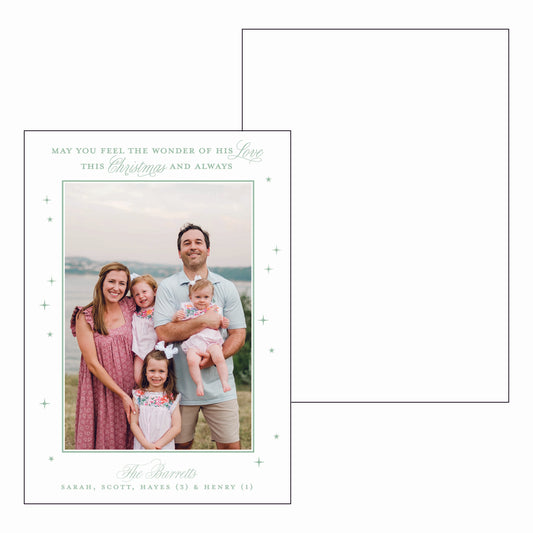 stars and wonders | holiday card | letterpress