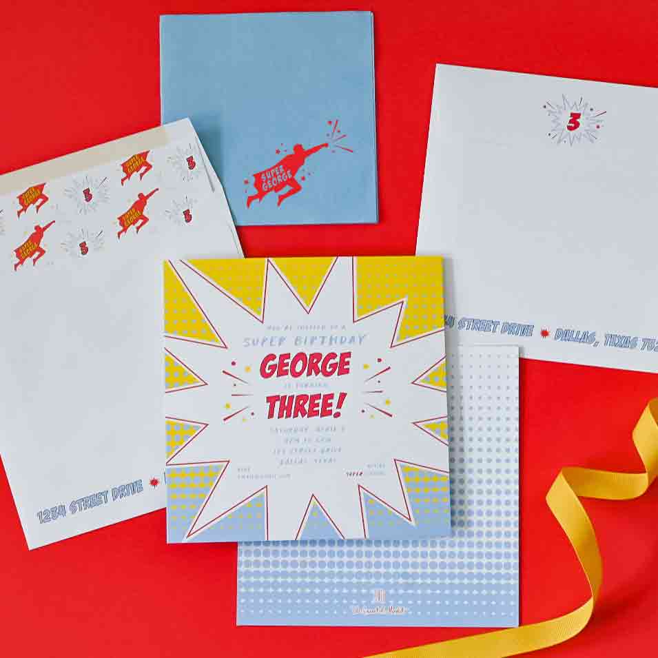 superhero | napkins | 3ply or linen