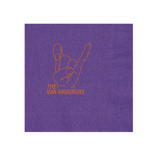 hook 'em frogs |  3ply or linen  | napkins