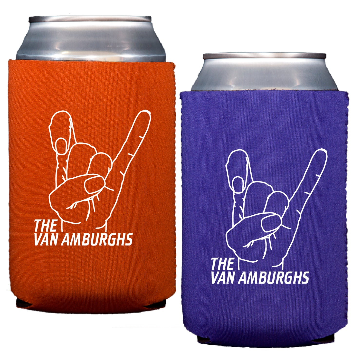 hook 'em frogs | can cooler