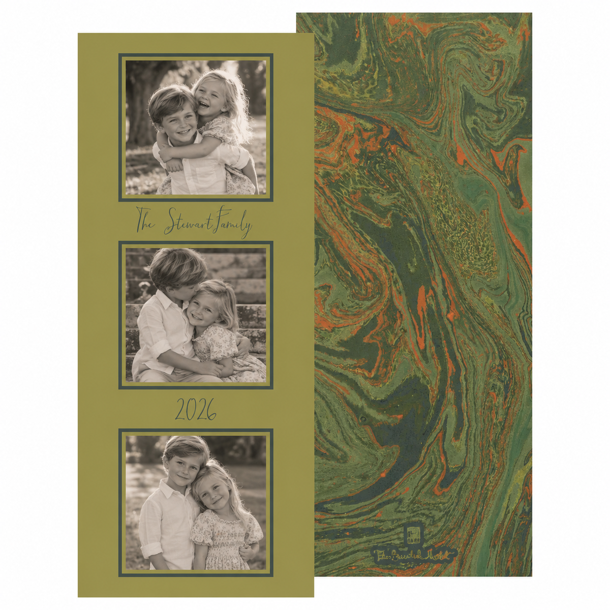 holiday trio | holiday card | flat print