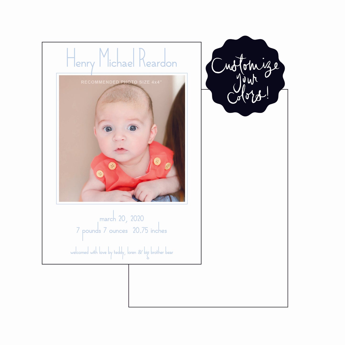 henry | birth announcement