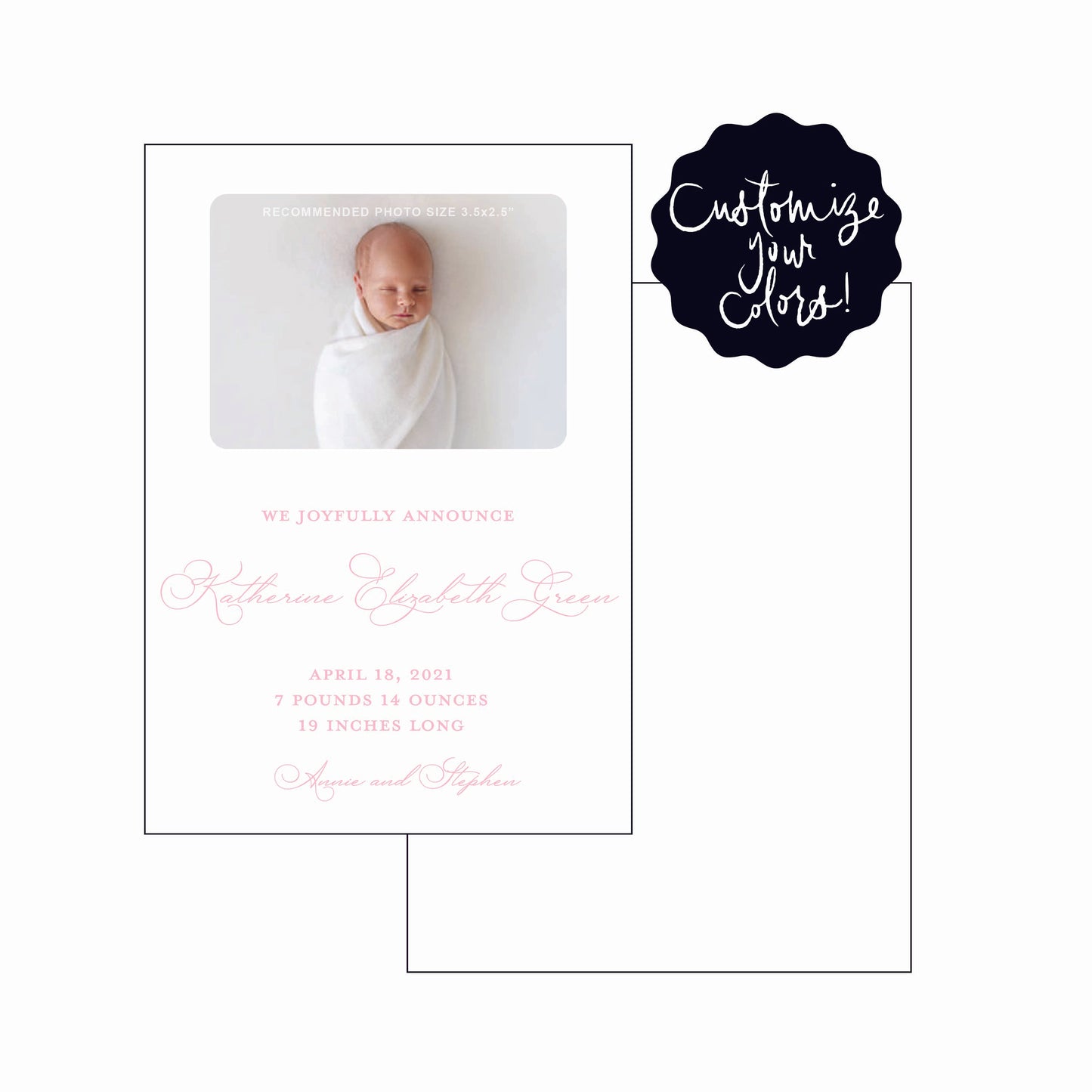 katherine | birth announcement