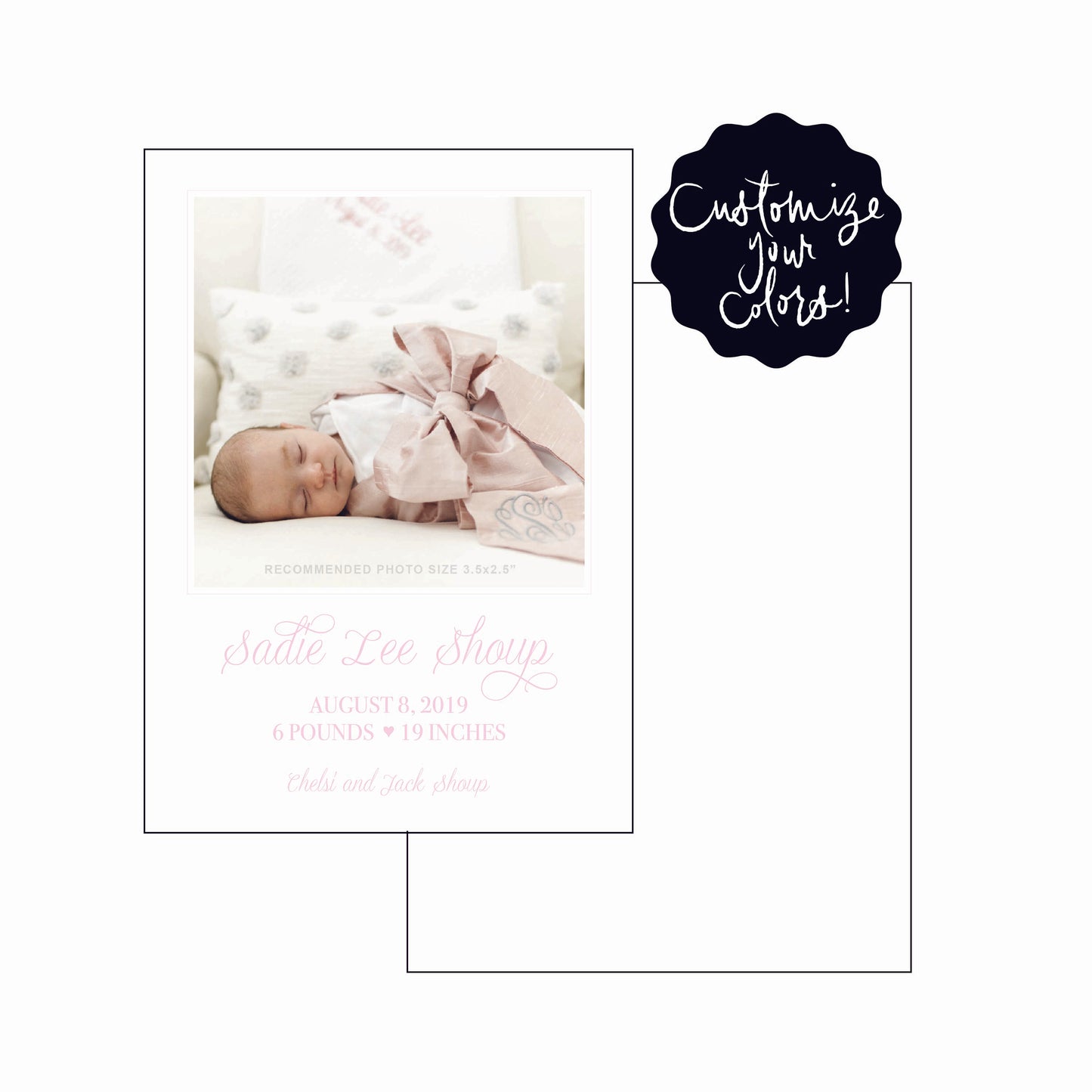 sadie | birth announcement