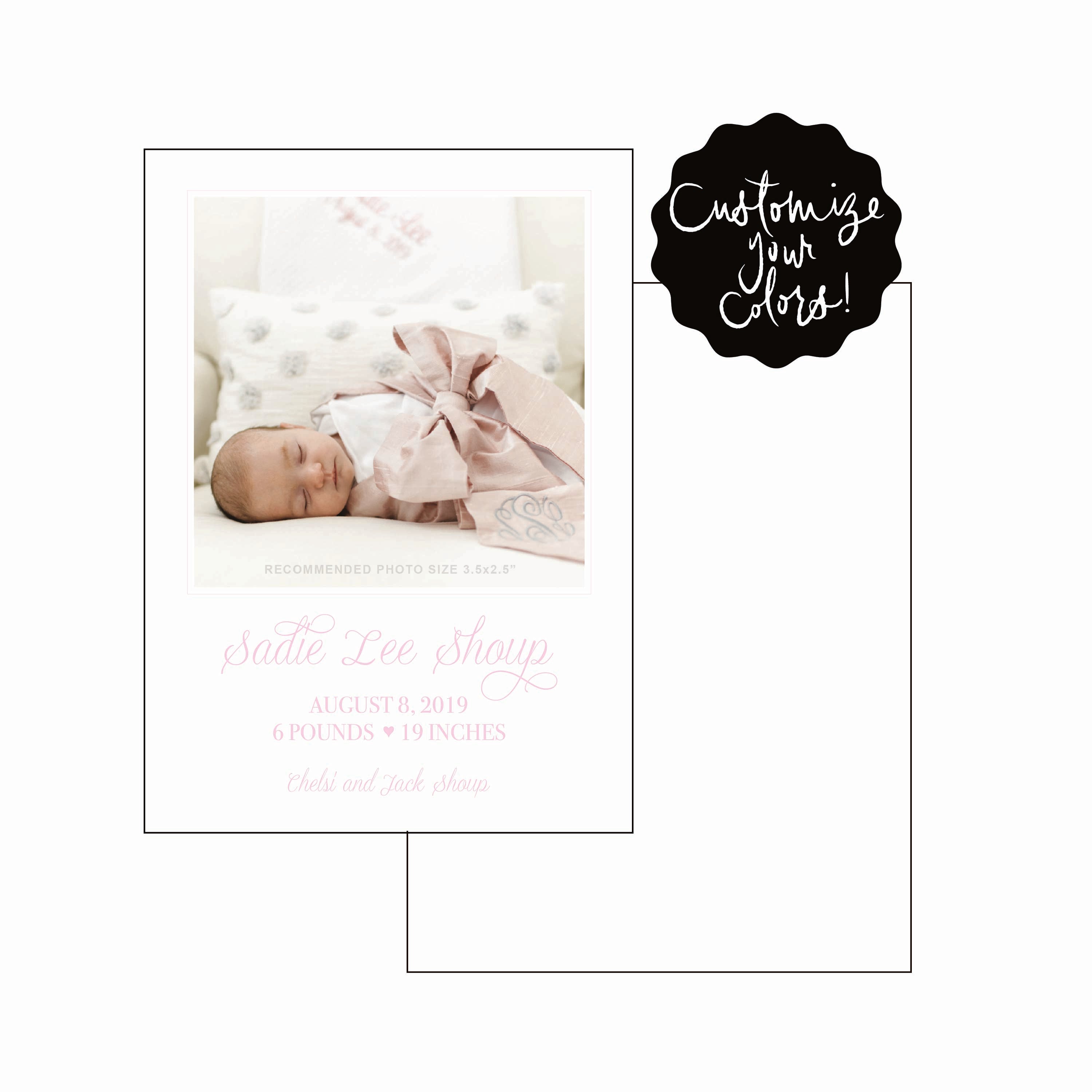 sadie | birth announcement