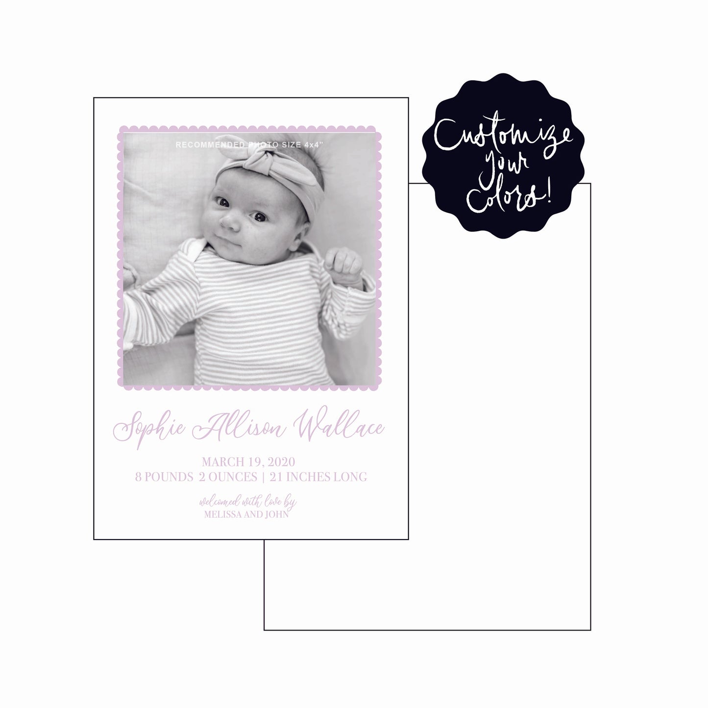 sophie | birth announcement