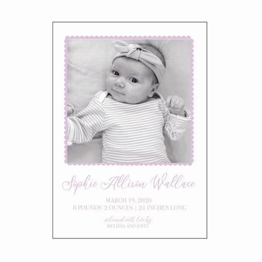sophie | birth announcement