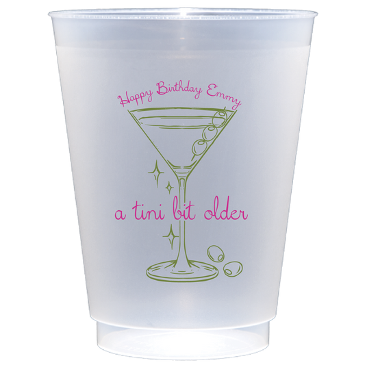 a tini bit older olives | shatterproof frosted flex