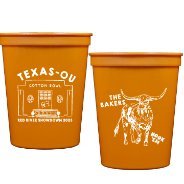 longhorn red river | stadium cups