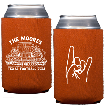 longhorn stadium sketch | can cooler