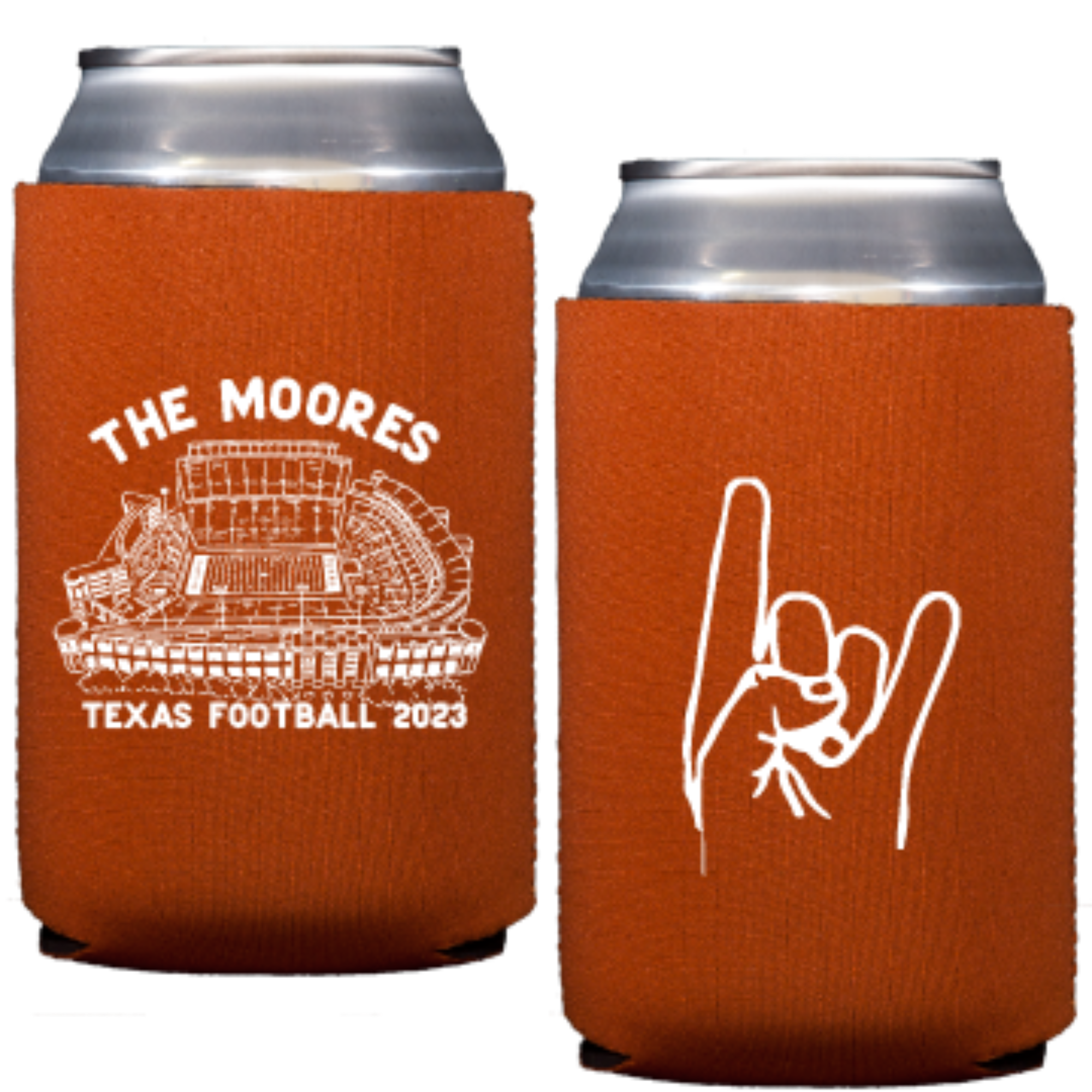 longhorn stadium sketch | can cooler