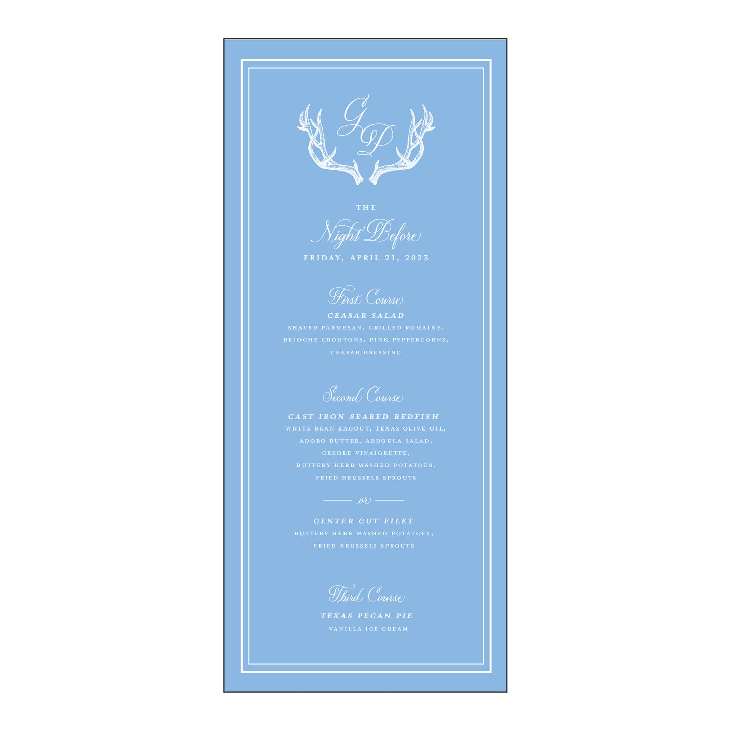 antlers | menus