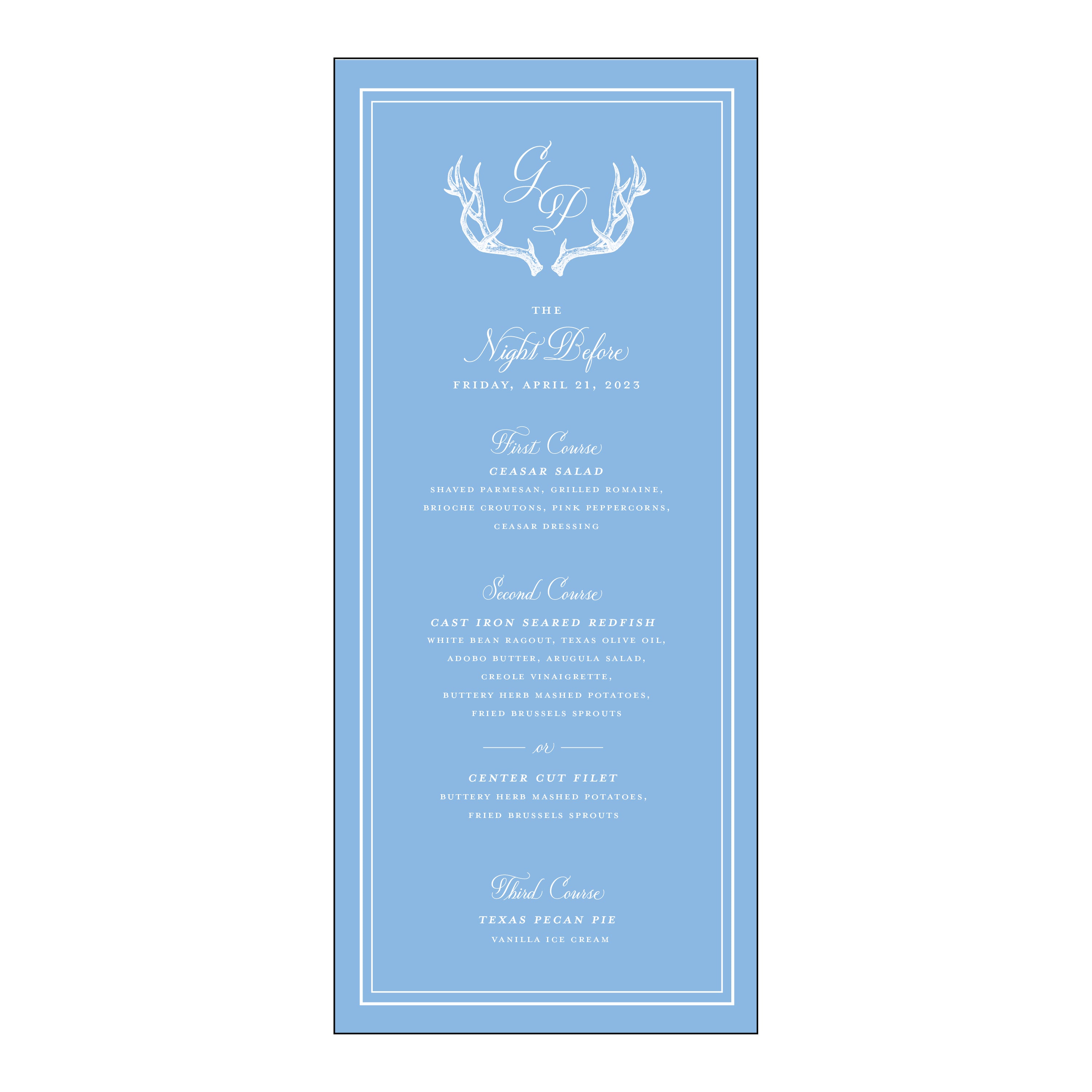 antlers | menus
